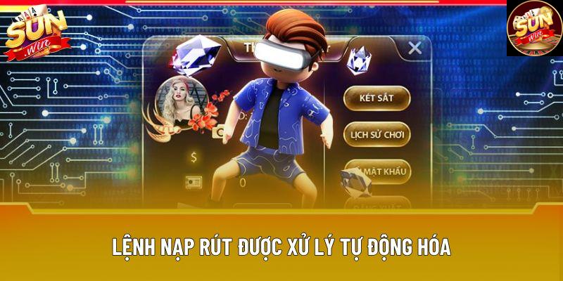 Lệnh nạp rút được xử lý tự động hóa